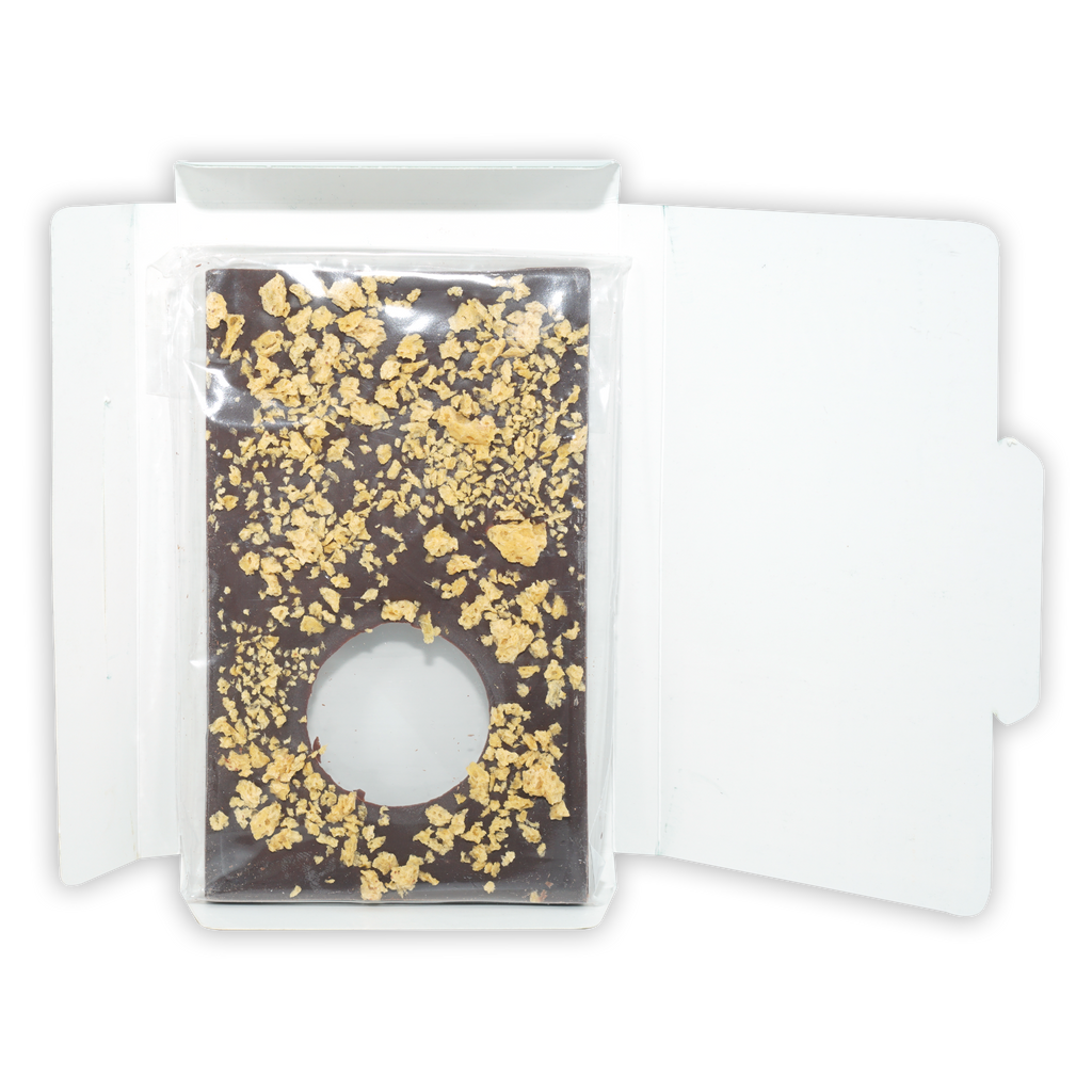 20/20 Dark Chocolate with Green Mango and Salt bar in white box