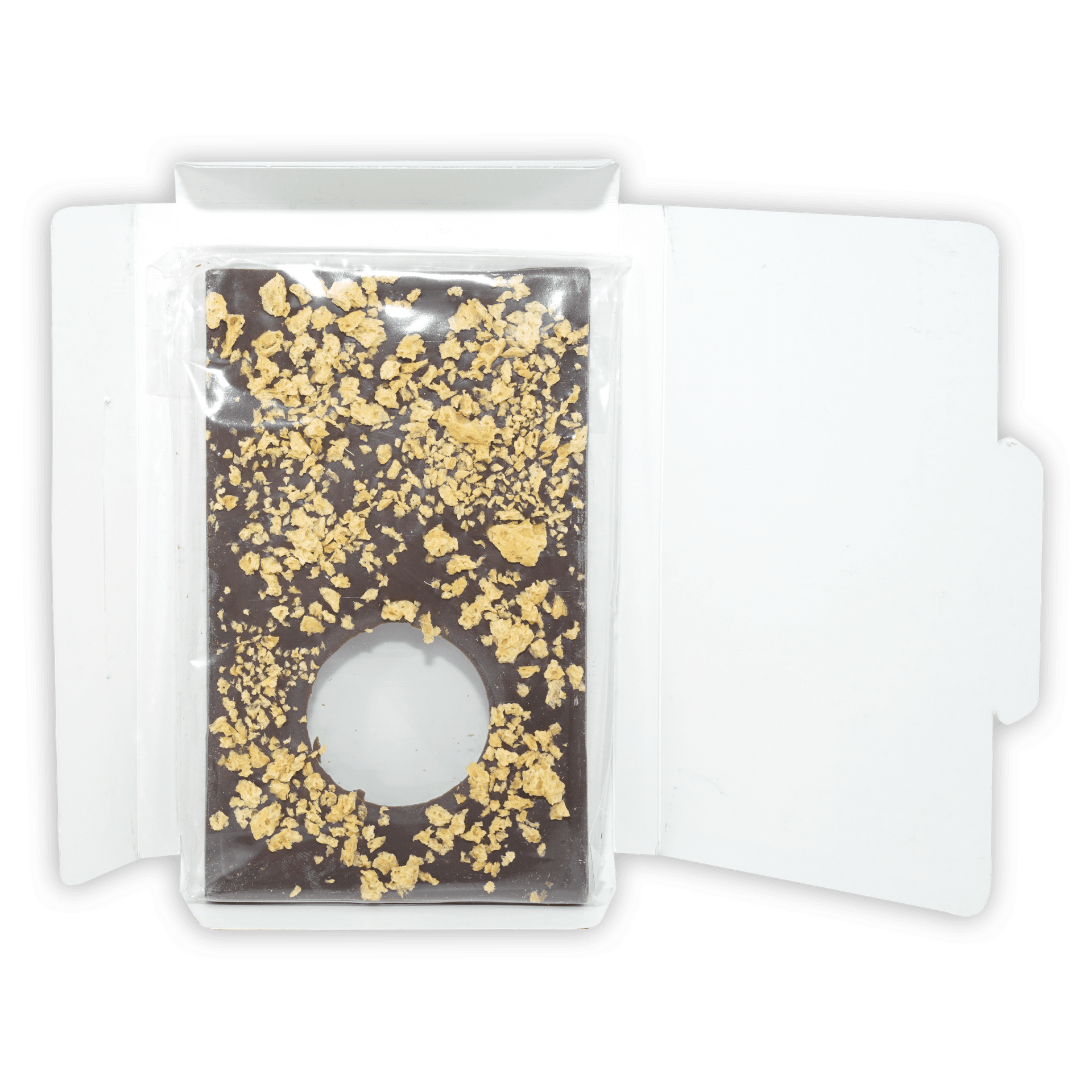 20/20 Dark Chocolate with Green Mango and Salt bar in white box