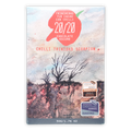 20/20 Dark Chocolate w/ Scorpion Chili bar wrapper with rustic tree silhouettes and bold red Chilli Trinidad Scorpion text by Trincheras