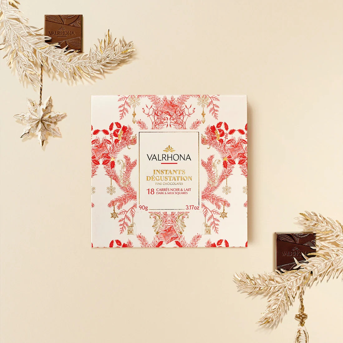 Valrhona The Chocolate Squares Discovery Box (18 pcs)