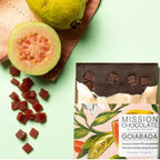 Mission Chocolate Goiabada 70% dark chocolate bar with guava pieces