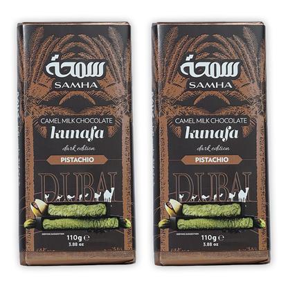 Samha Dubai Chocolate Dark Edition (Kunafa Pistachio Bar)