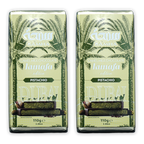 Two Samha Kunafa Pistachio camel milk chocolate bars, 110g each