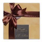 Al Nassma Camel Milk Praline Chocolate Gift Box with gold bow