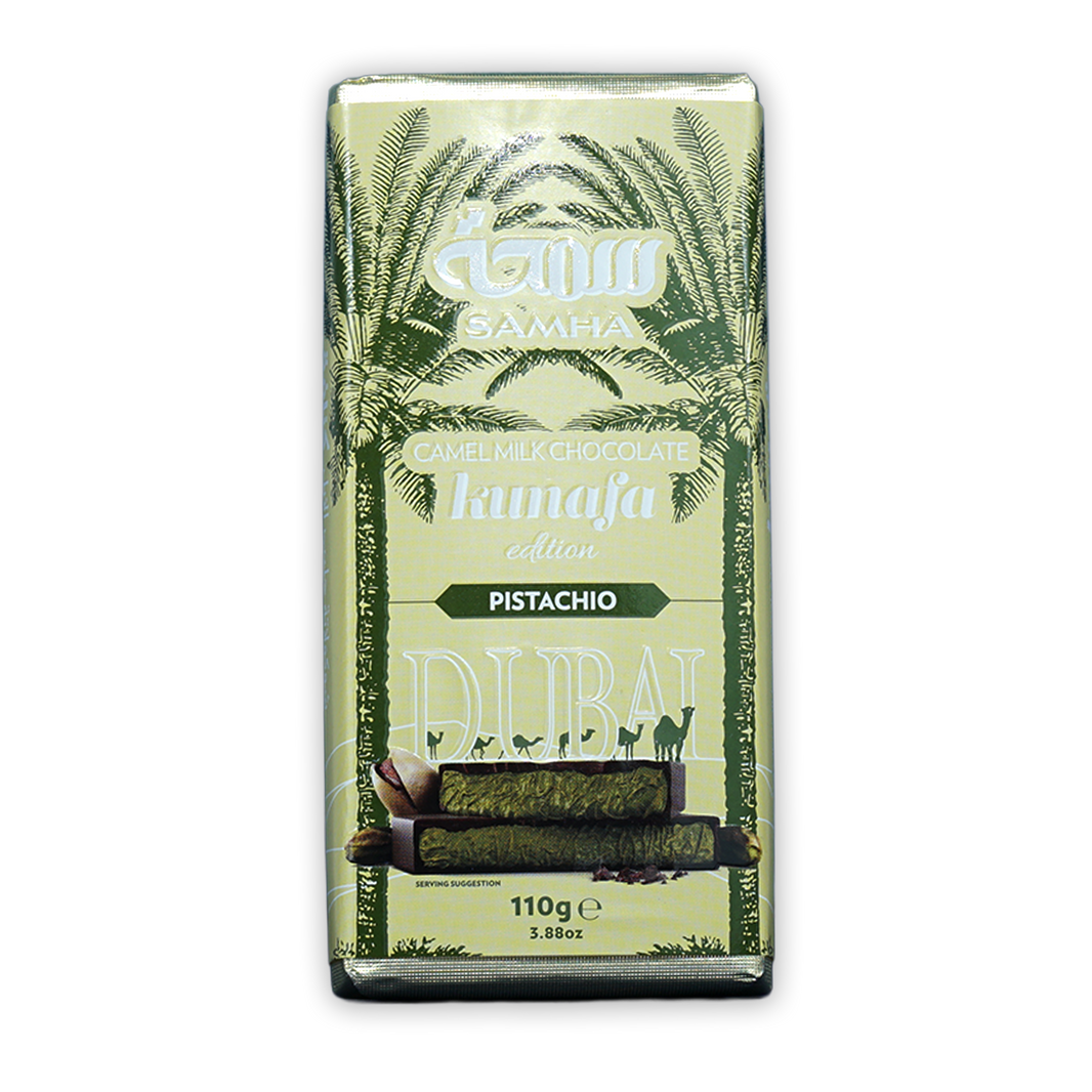Samha Dubai Chocolate Milk Edition (Kunafa Pistachio Bar)