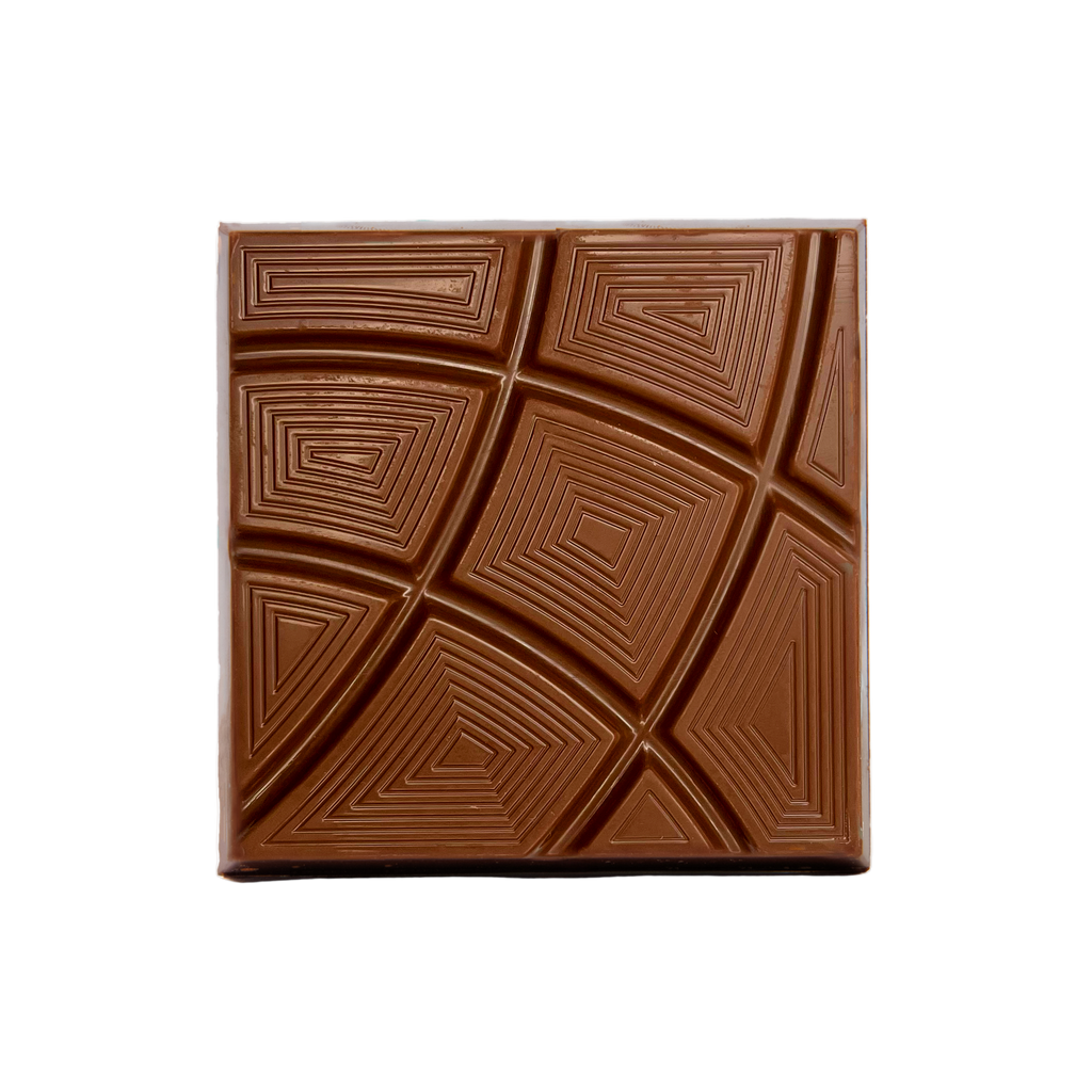 SNAAP Dubai Milk Chocolate 42% by Auro with geometric pattern