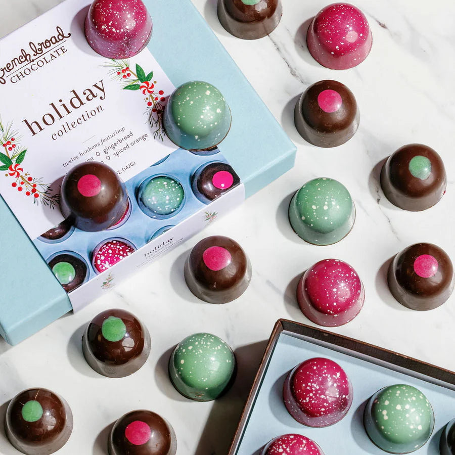 French Broad 12-Piece Holiday Bonbons Collection