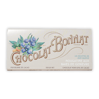 Bonnat Dark Chocolate Nougatine & Juniper Berries 65%