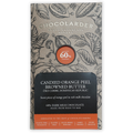 Chocolarder 60% dark milk chocolate bar with candied orange peel and browned butter