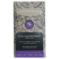Chocolarder Dark Gola Rainforest 78% chocolate bar with botanical wrapper
