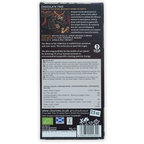 Chocolate Tree Belize Black 100% bar in dark blue packaging with cocoa beans