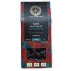 Chocolate Tree 70% dark chocolate covered hazelnuts in colorful package