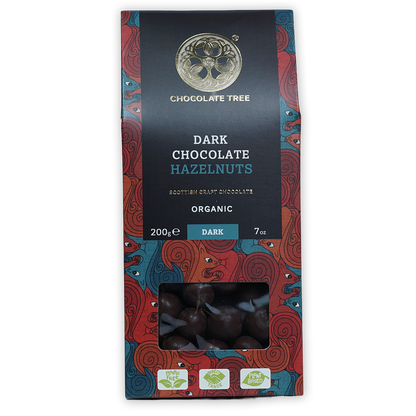 Chocolate Tree Dark Chocolate Covered Hazelnuts 70%