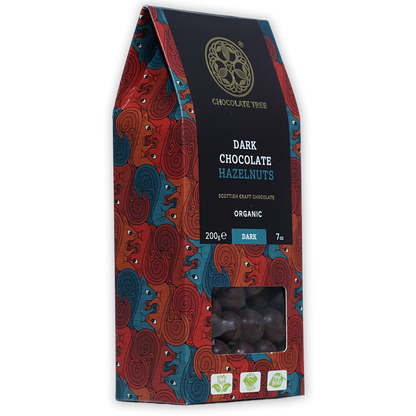 Chocolate Tree Dark Chocolate Covered Hazelnuts 70%