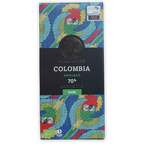 Chocolate Tree Colombia 70% dark bar wrapper with parrots in bundle