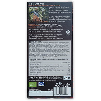 Chocolate Tree Dark Mexico Aztec Spice 70%