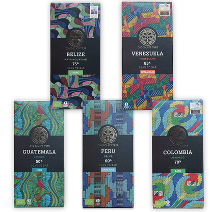 Chocolate Tree Single Origin Bars Bundle (5 Bars)