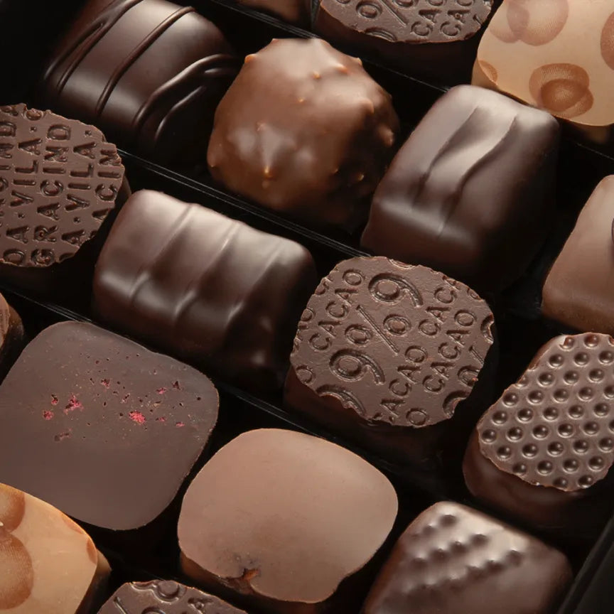 48 Holiday Gourmet Chocolate Bonbons