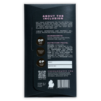 Black matte Crow & Moss Earl Grey Tea 67% dairy-free gluten-free chocolate bar
