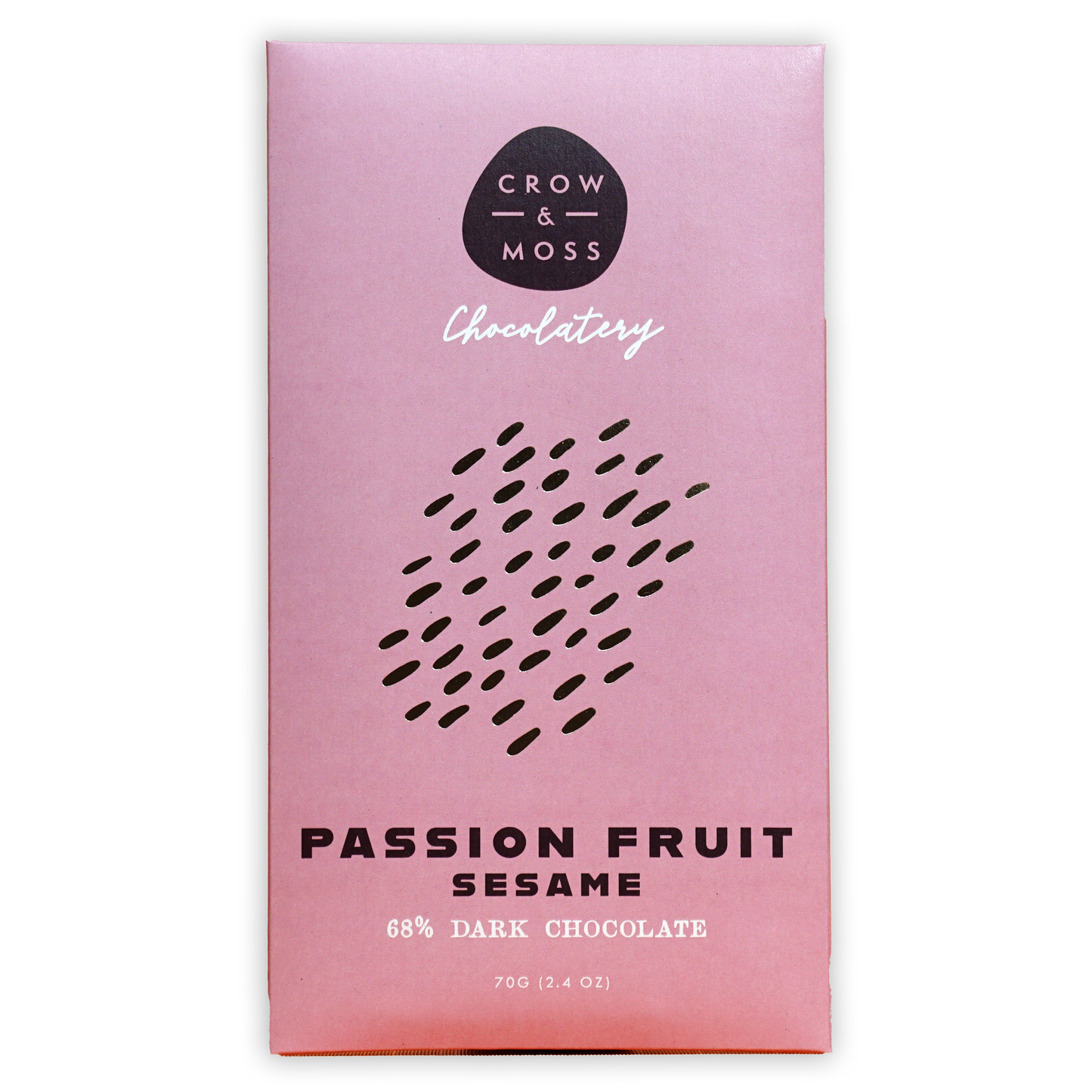 Crow & Moss Dark Passion Fruit Sesame 68%