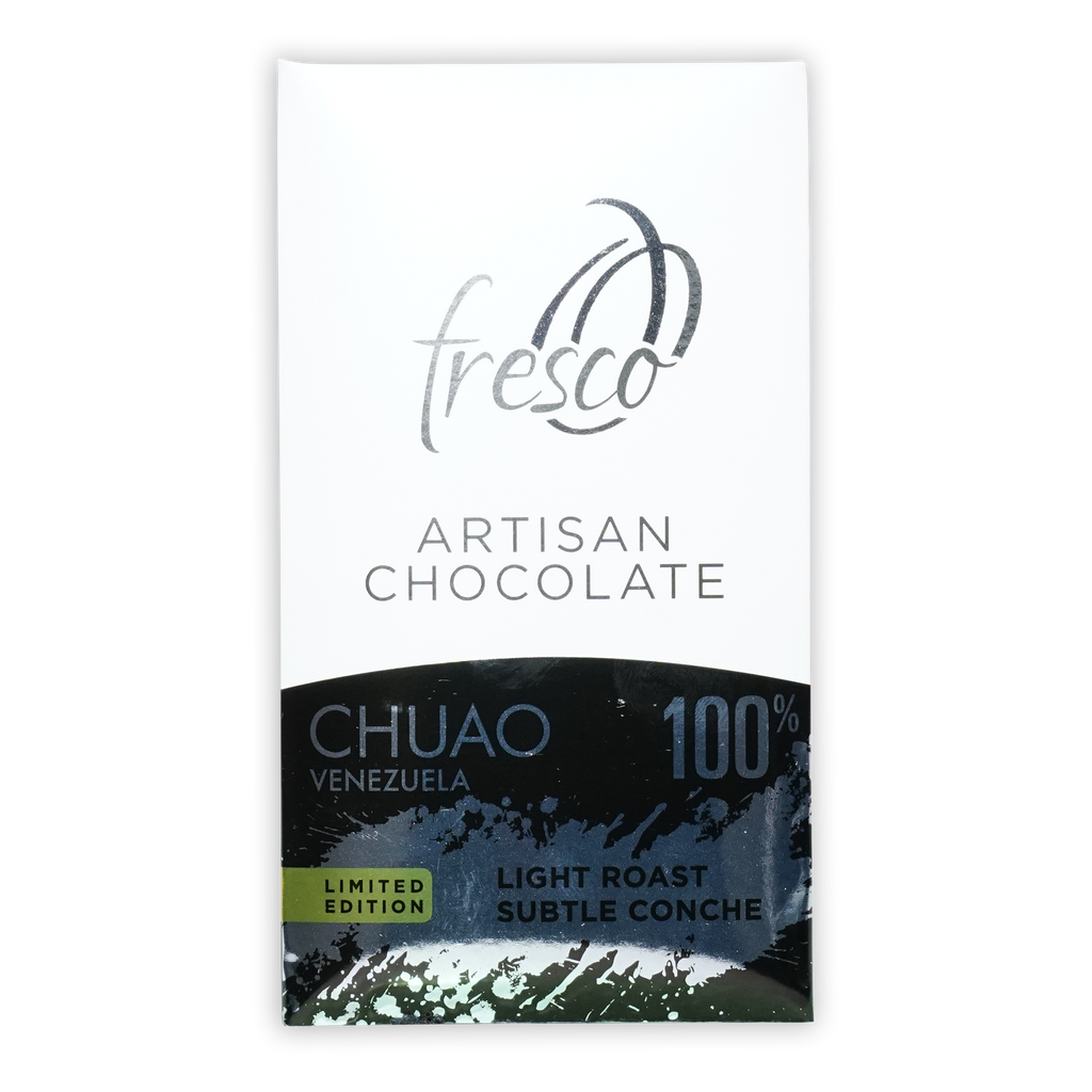 Fresco Venezuela Chuao Light Roast 100% dark chocolate bar