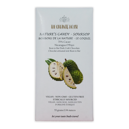 The Organic House Nature's Candy Soursop Dark 70%
