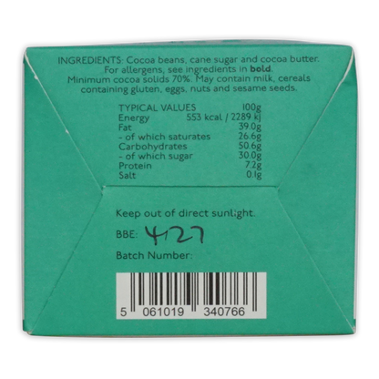 Pump Street Chicken and Egg Box Grenada 70% (Seasonal)