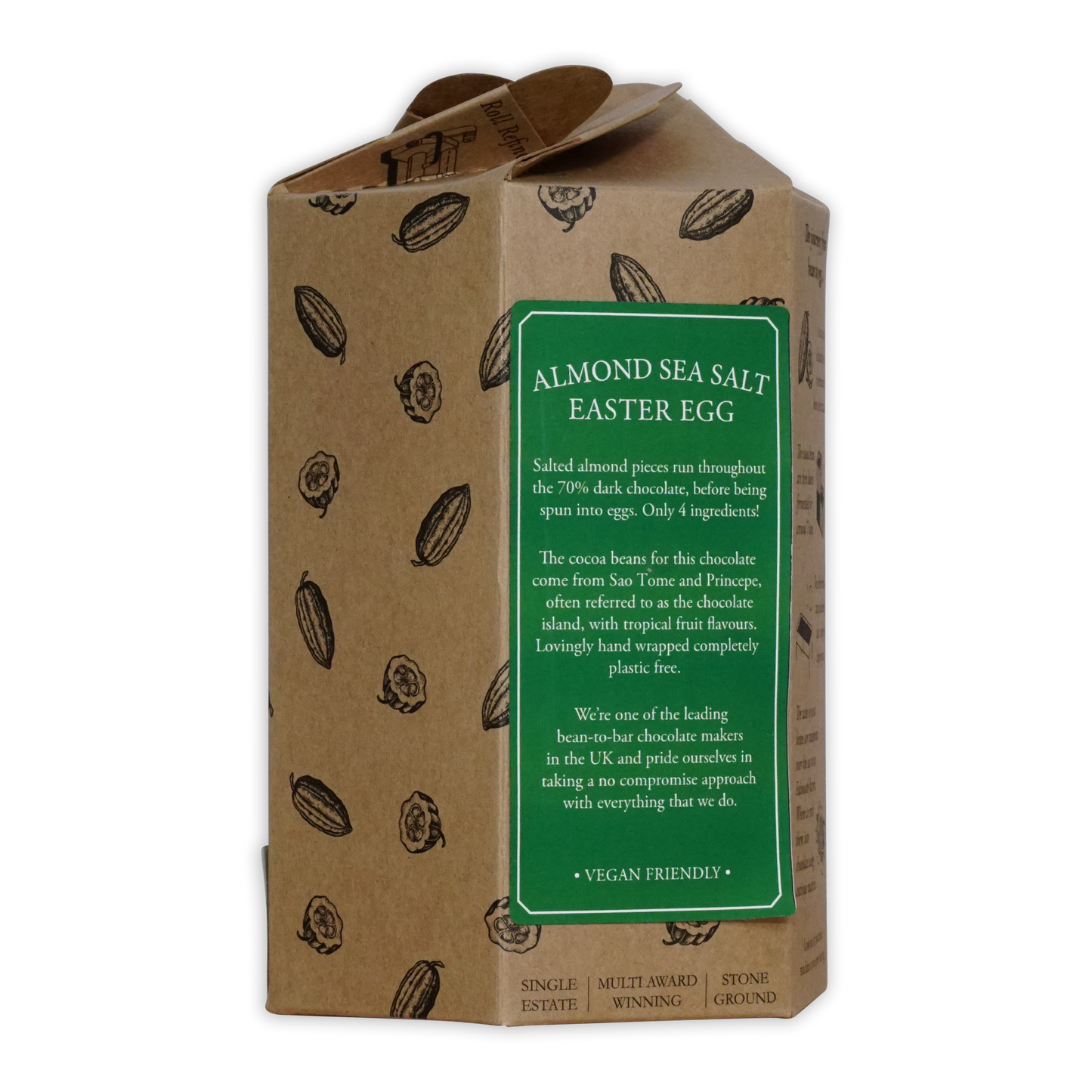 Chocolarder Easter Egg Dark Almond & Sea Salt 70% (Seasonal)