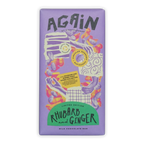 Chocolarder Rhubarb & Ginger Milk Chocolate 50% purple wrapper