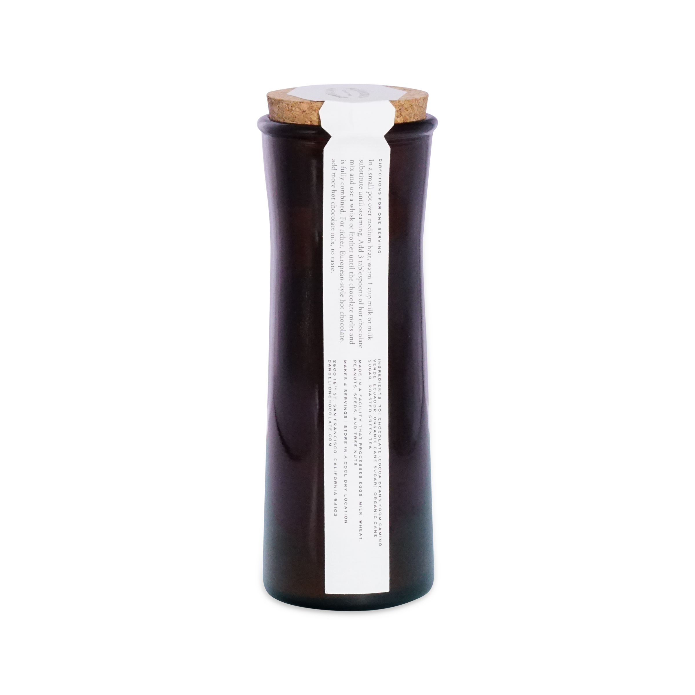 Dandelion Hojicha Hot Chocolate Mix 70%