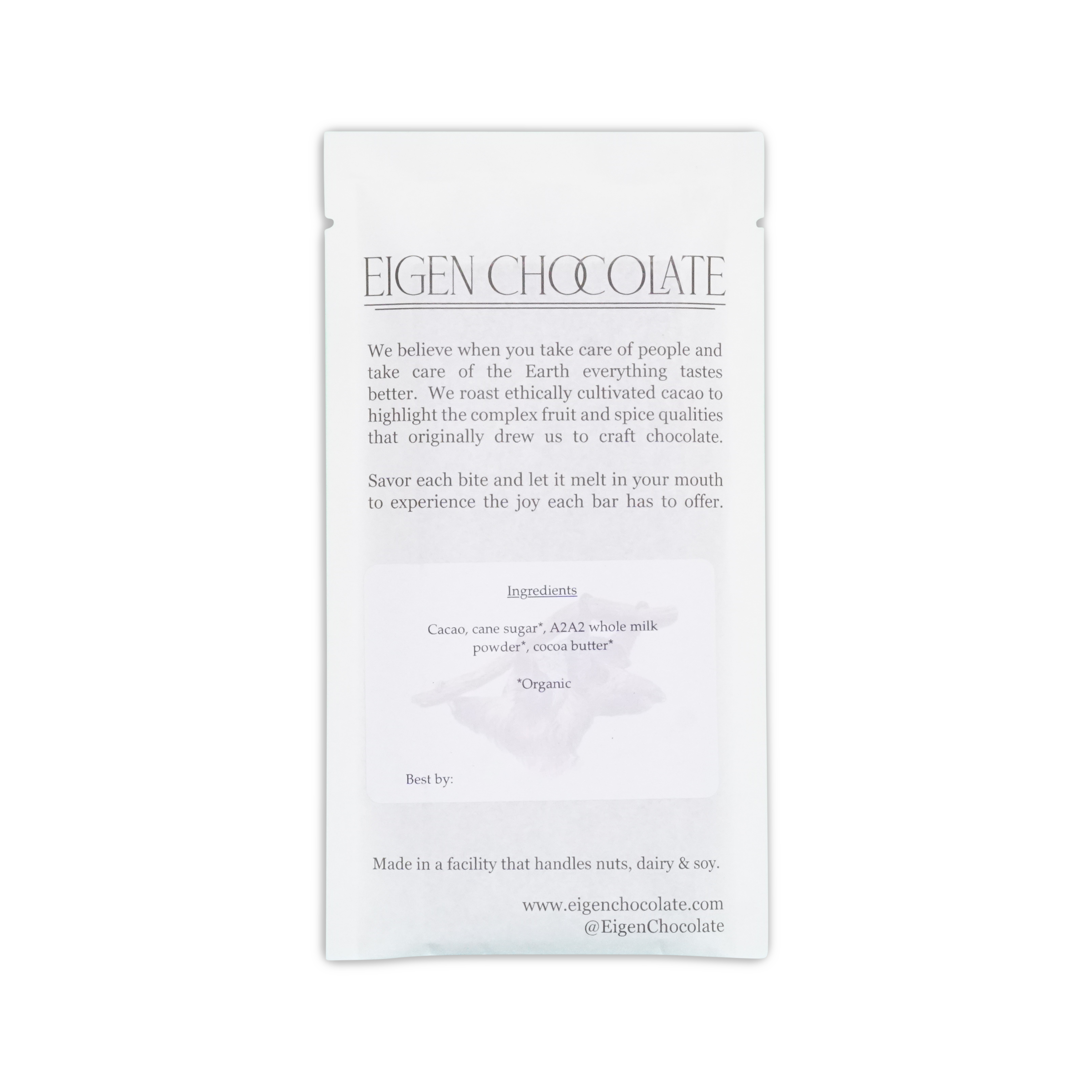 Eigen Milk Chocolate Dominican Republic 50%