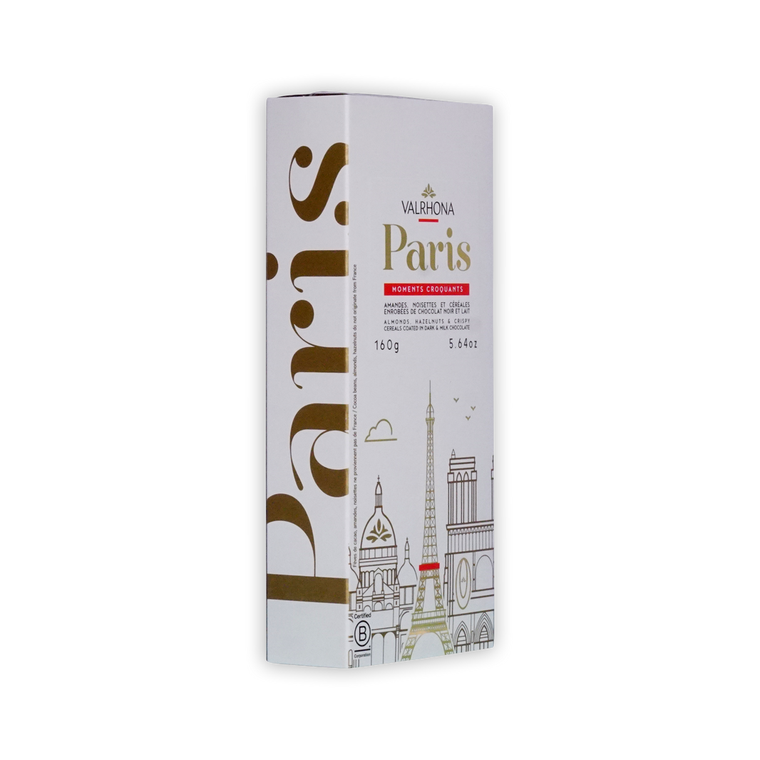 Valrhona Paris Theme Dark & Milk Croustibilles Chocolate Gift Box