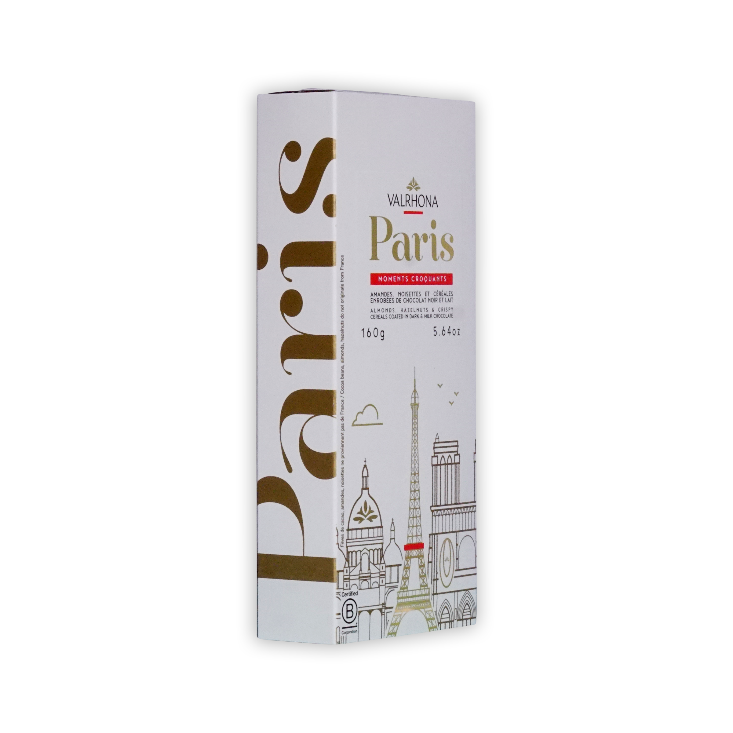 Valrhona Paris Theme Dark & Milk Croustibilles Chocolate Gift Box