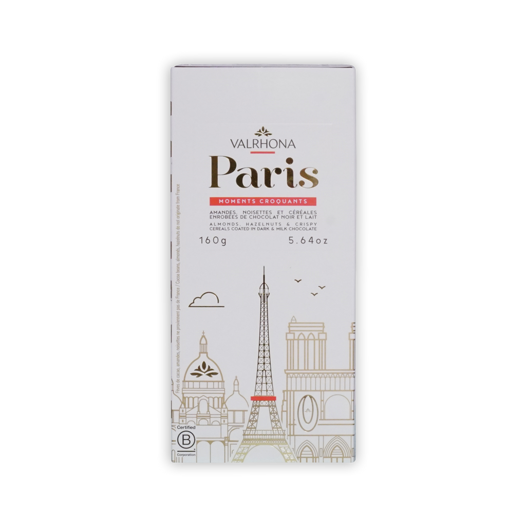 Valrhona Paris Theme Dark & Milk Croustibilles Chocolate Gift Box