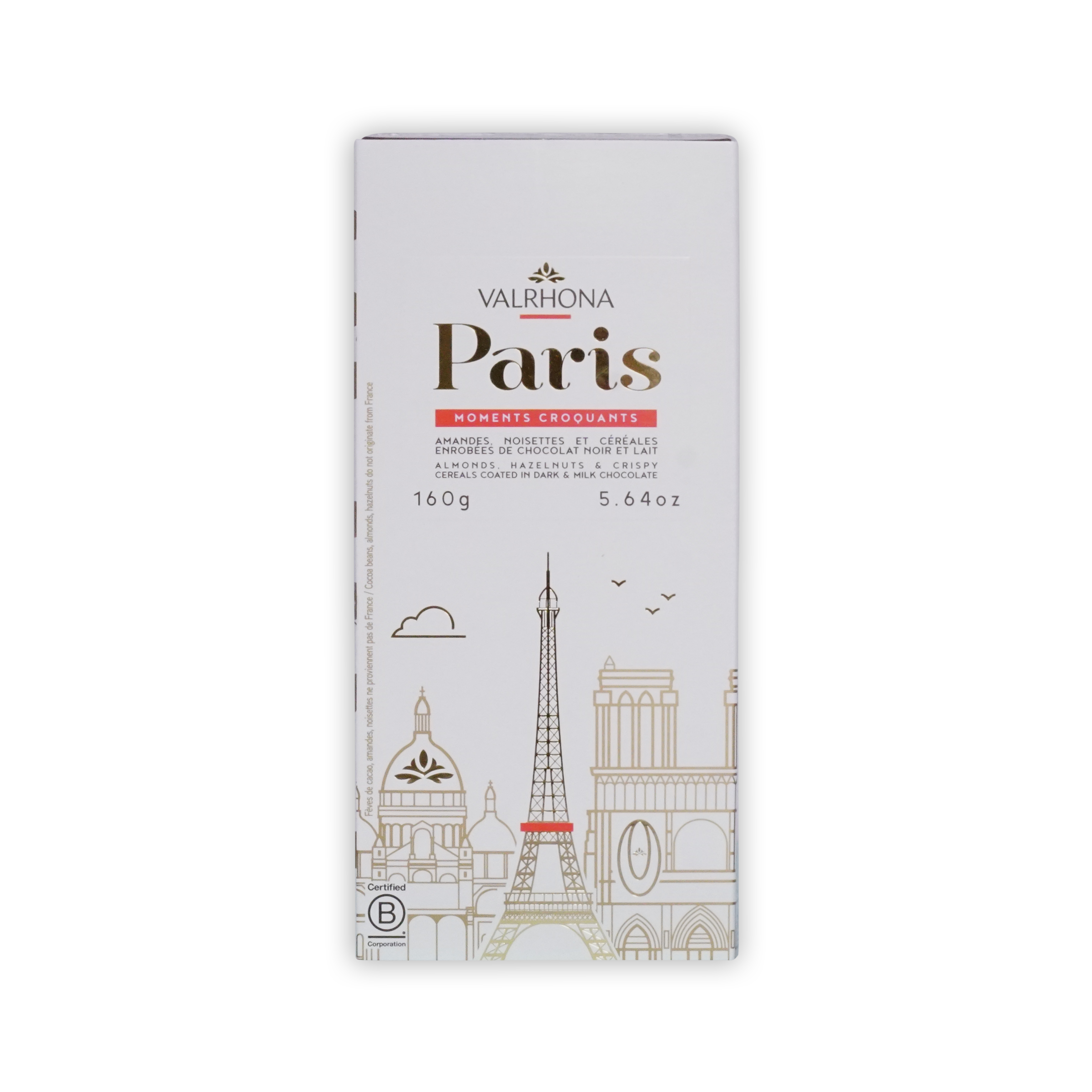 Valrhona Paris Theme Dark & Milk Croustibilles Chocolate Gift Box
