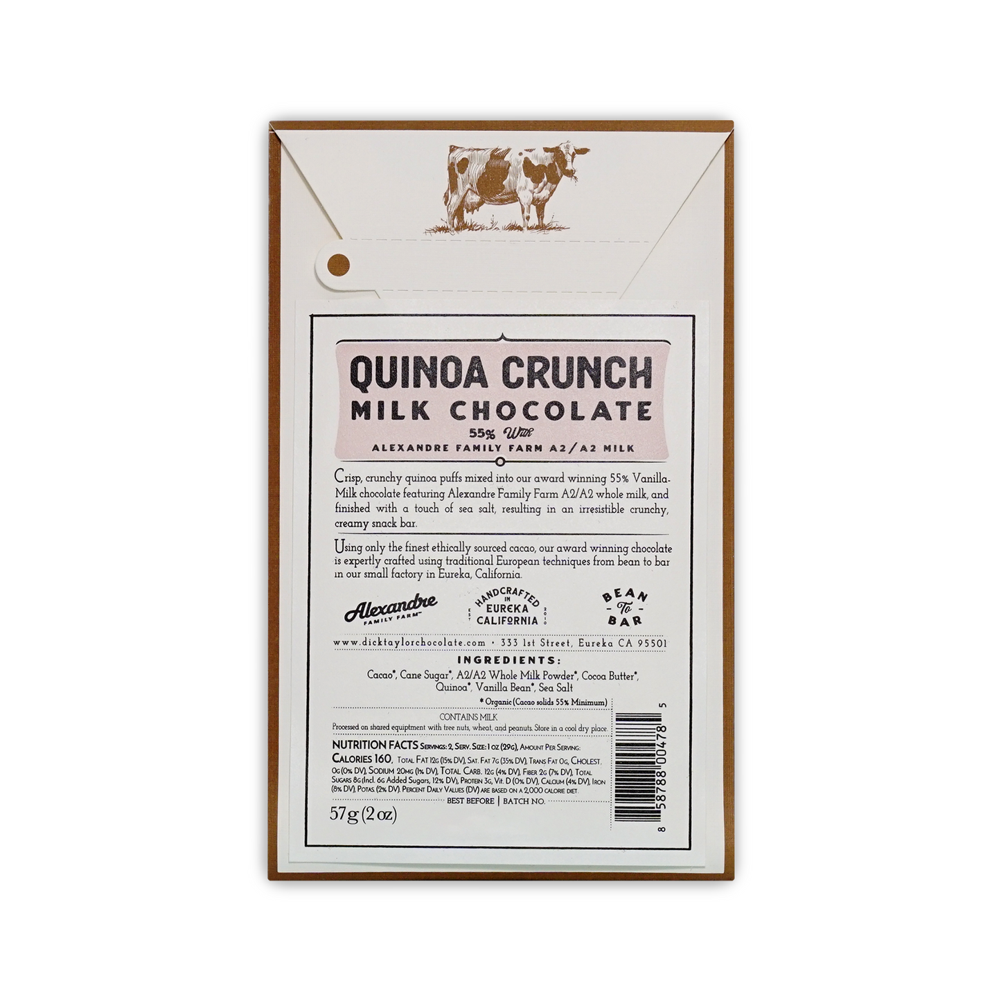 Dick Taylor Quinoa Crunch Milk 55%