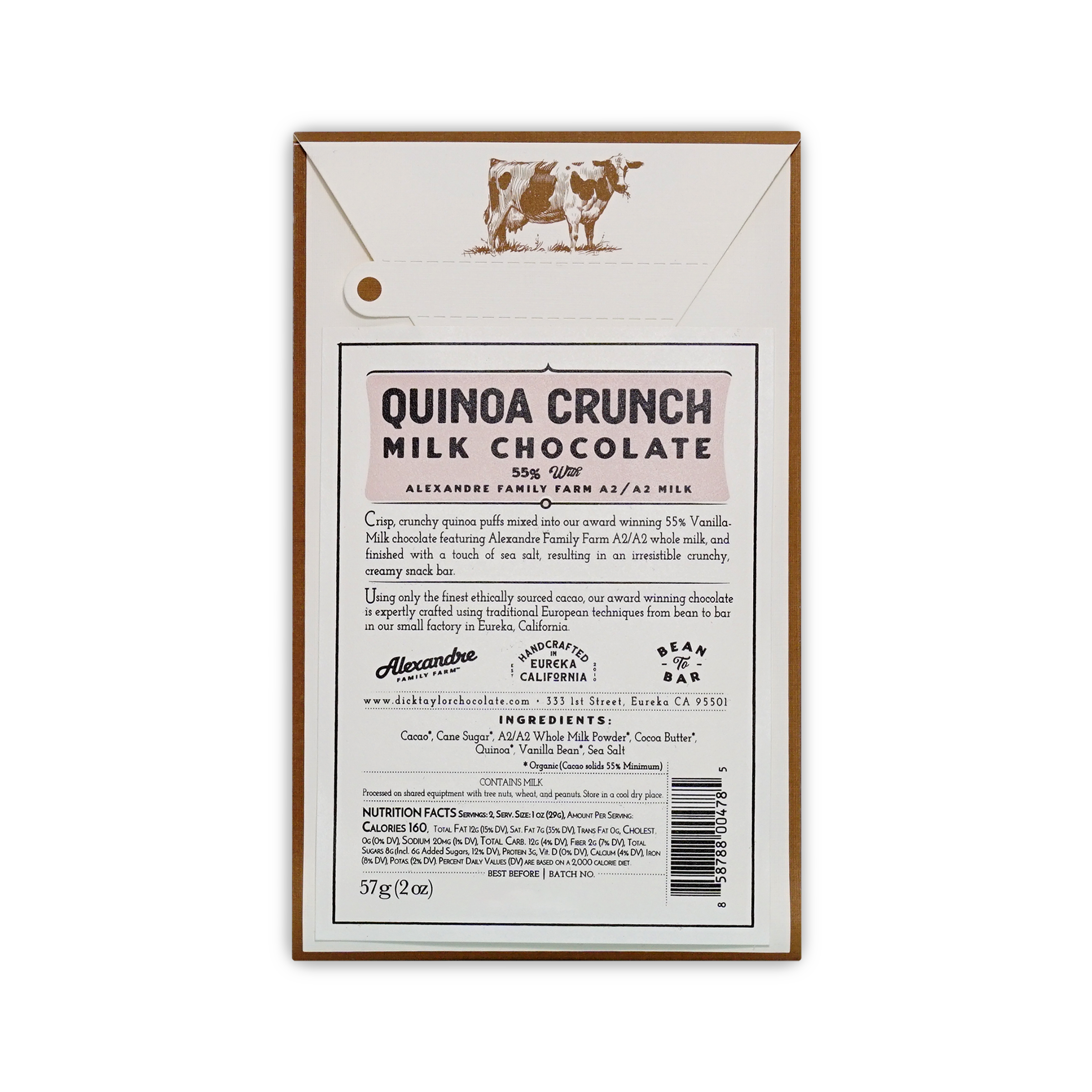 Dick Taylor Quinoa Crunch Milk 55%