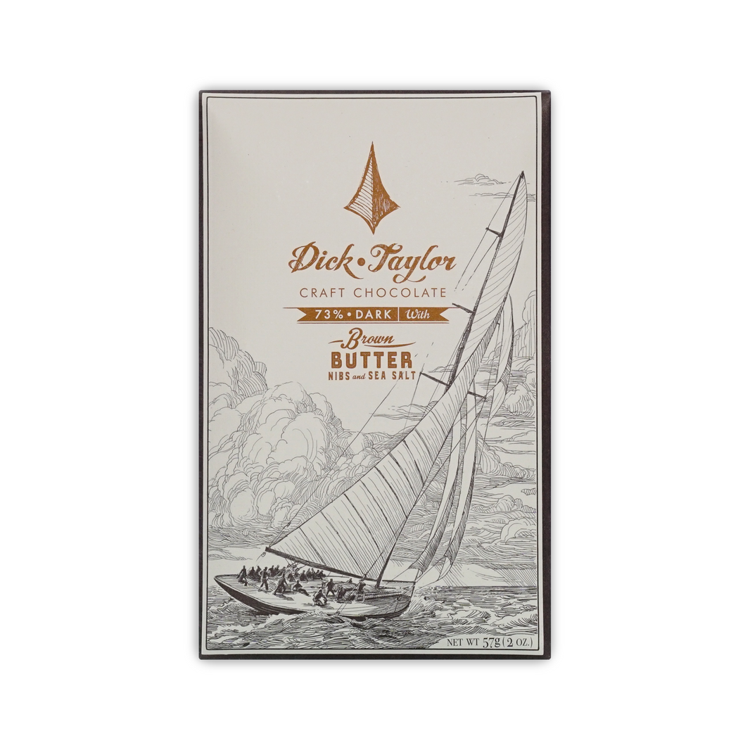 Dick Taylor Brown Butter w/ Nibs & Sea Salt 73%