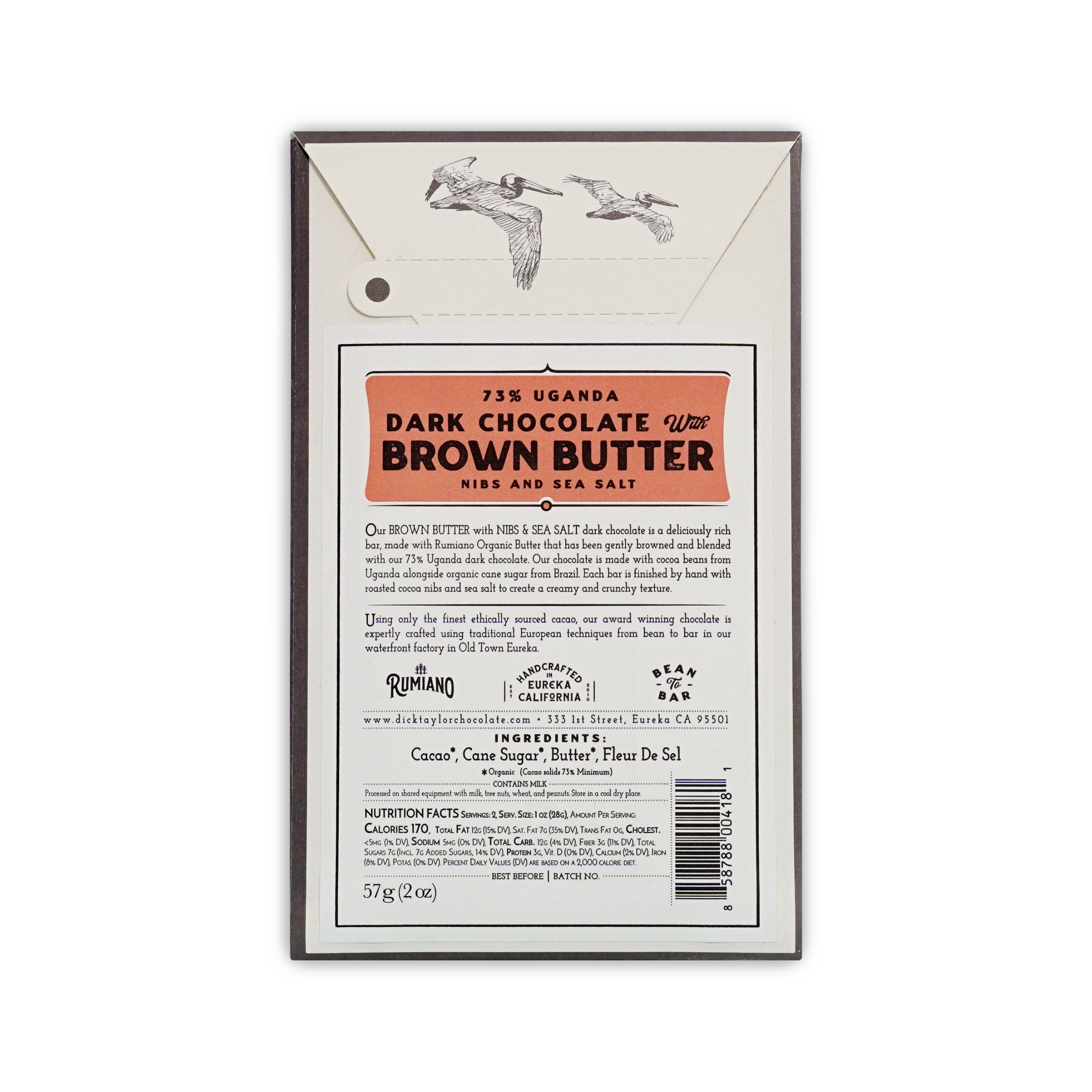 Dick Taylor Brown Butter w/ Nibs & Sea Salt 73%