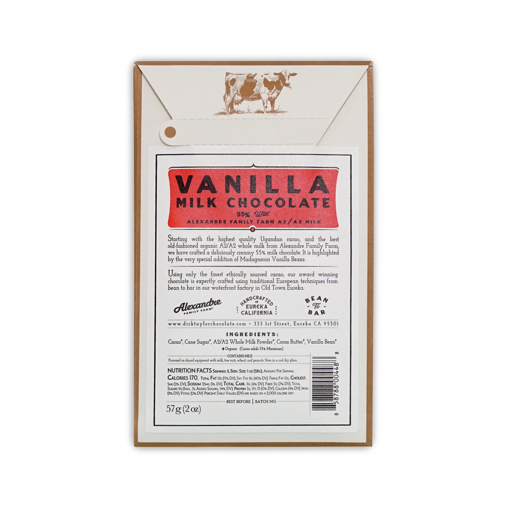 Dick Taylor Vanilla Milk Chocolate 55%
