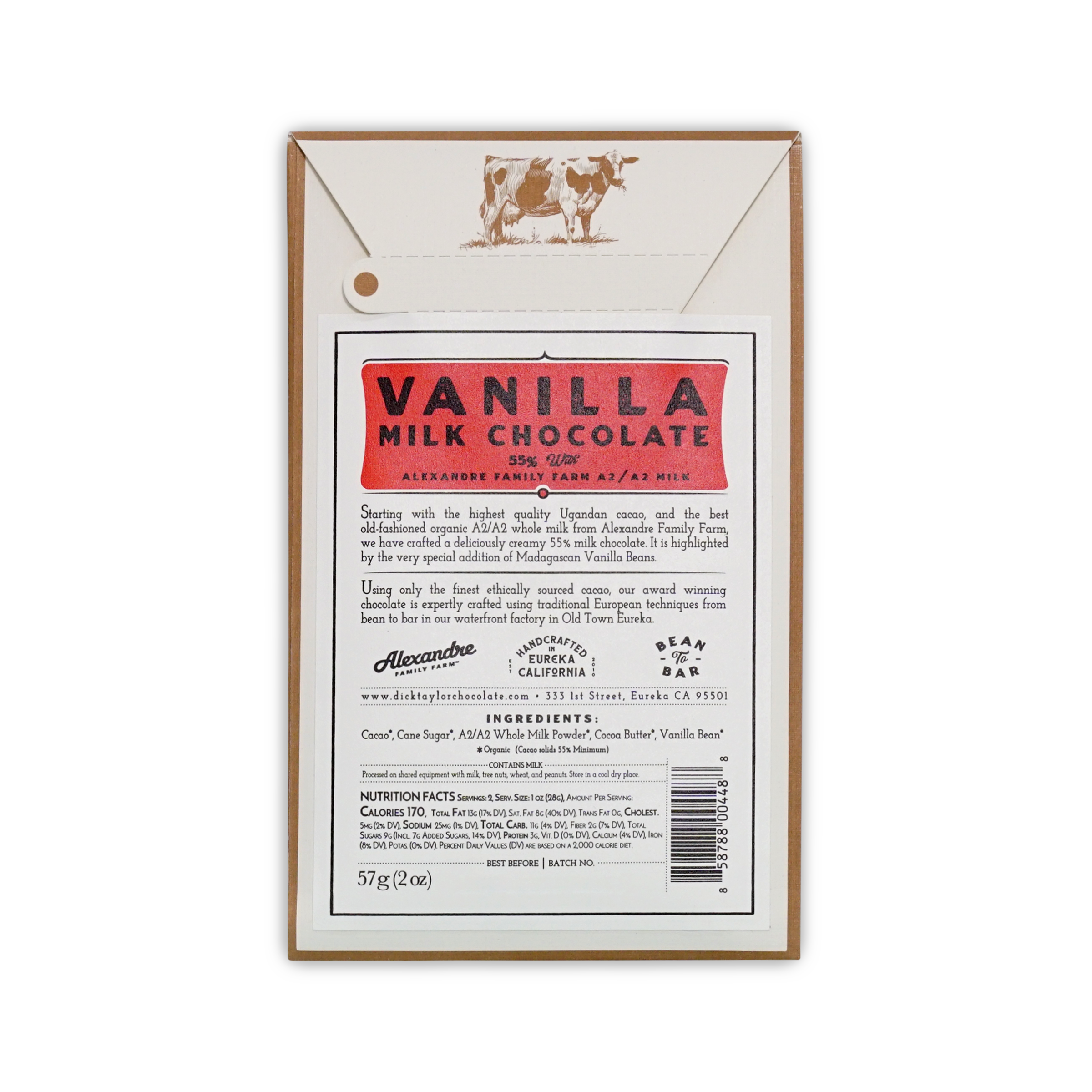 Dick Taylor Vanilla Milk Chocolate 55%