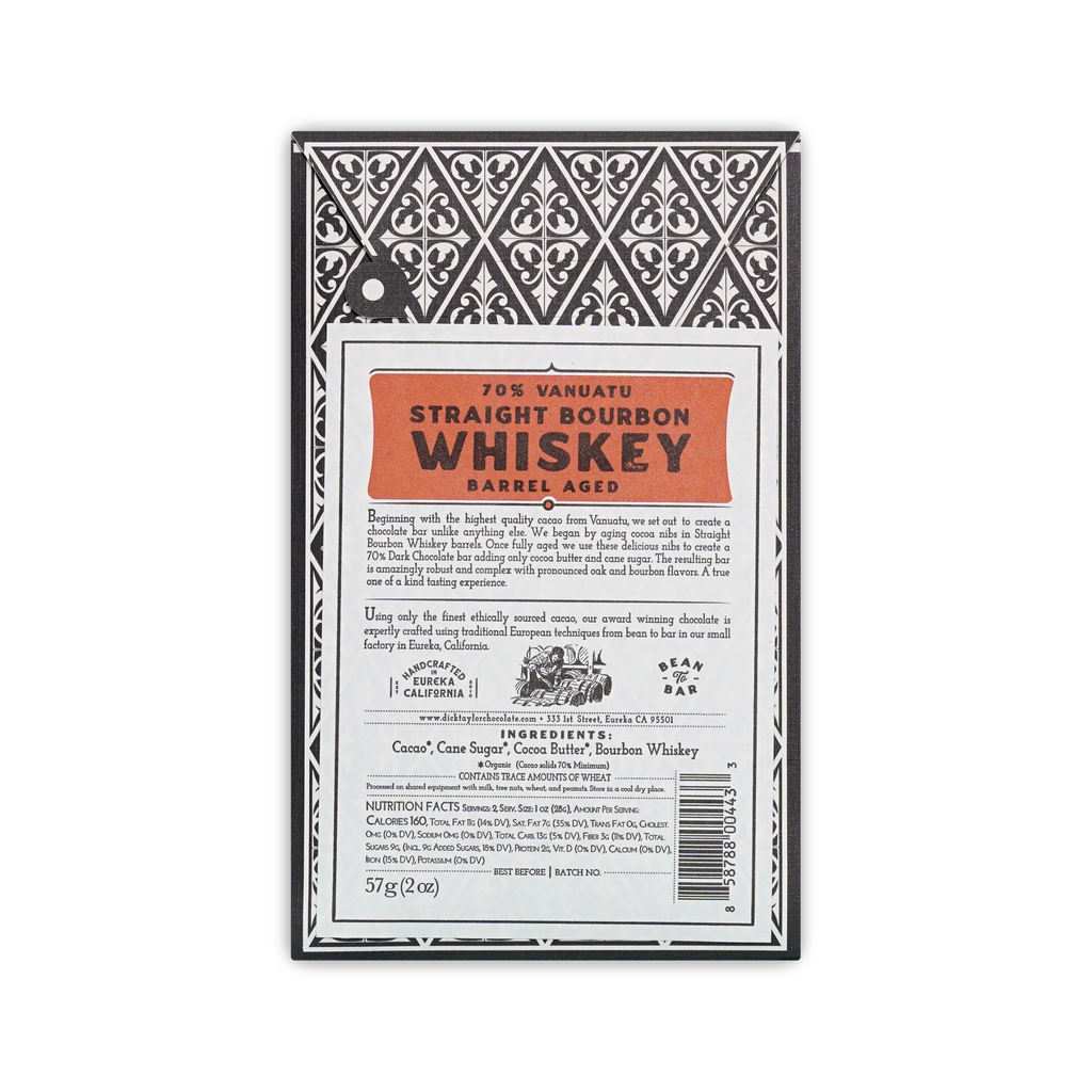 Dick Taylor Straight Bourbon Whiskey Chocolate (Limited Release)