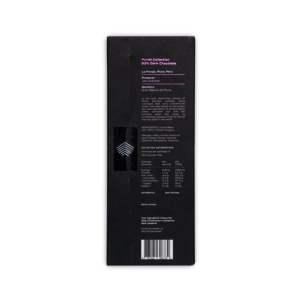 Lucid Chocolatier Piura Blanco 82%