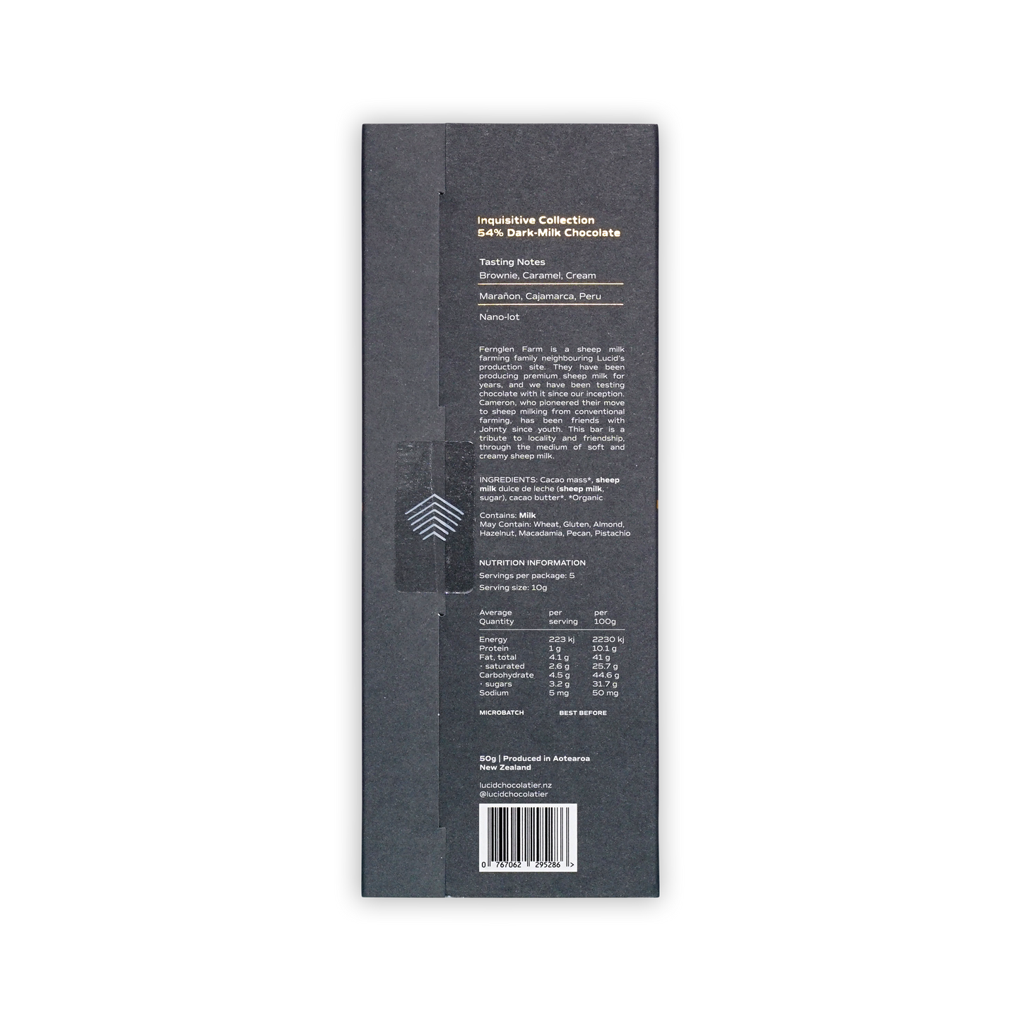 Lucid Chocolatier Sheep Milk Dulce de Leche 54%