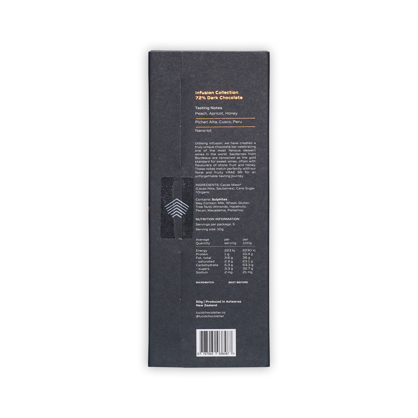Lucid Chocolatier Sauternes 72%