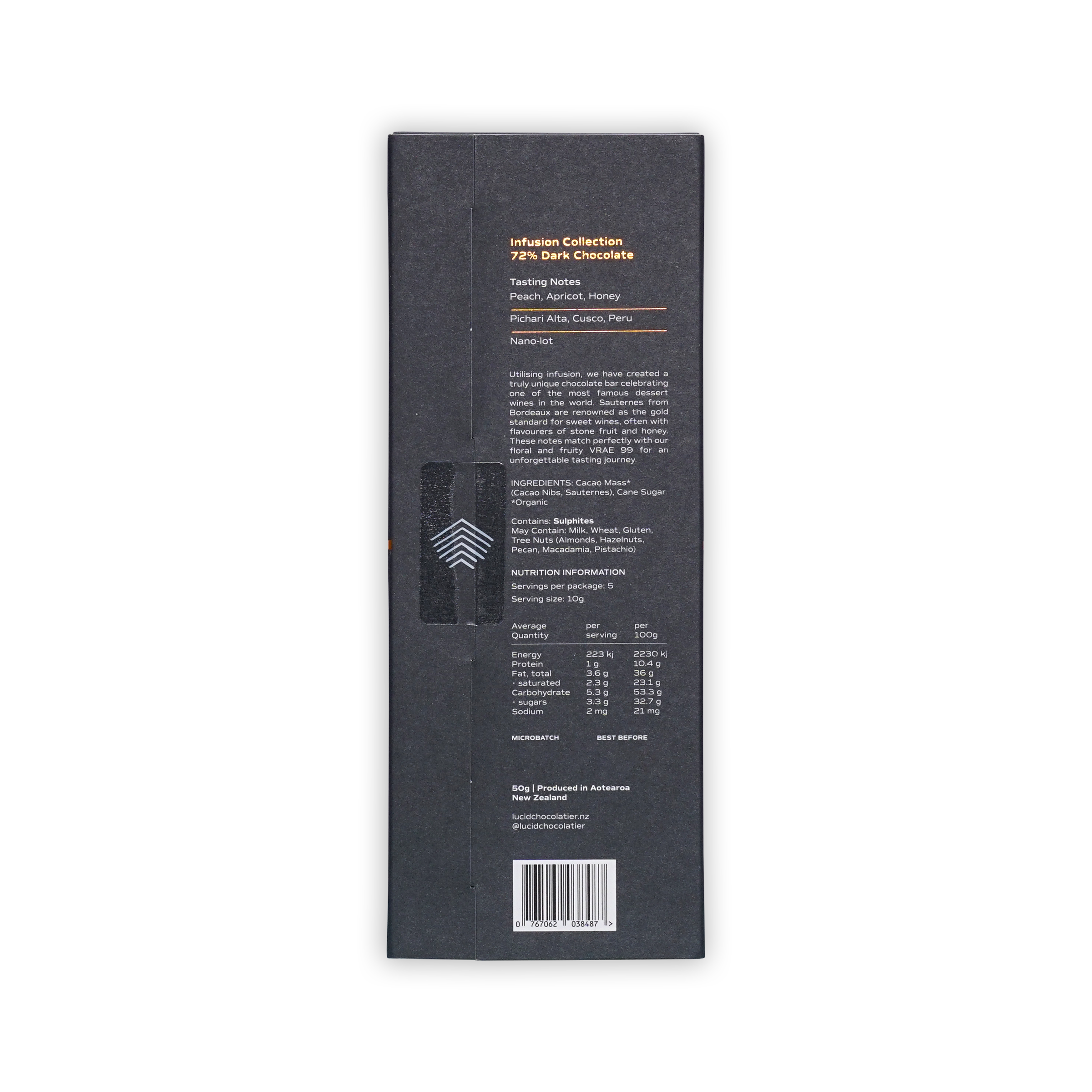 Lucid Chocolatier Sauternes 72%