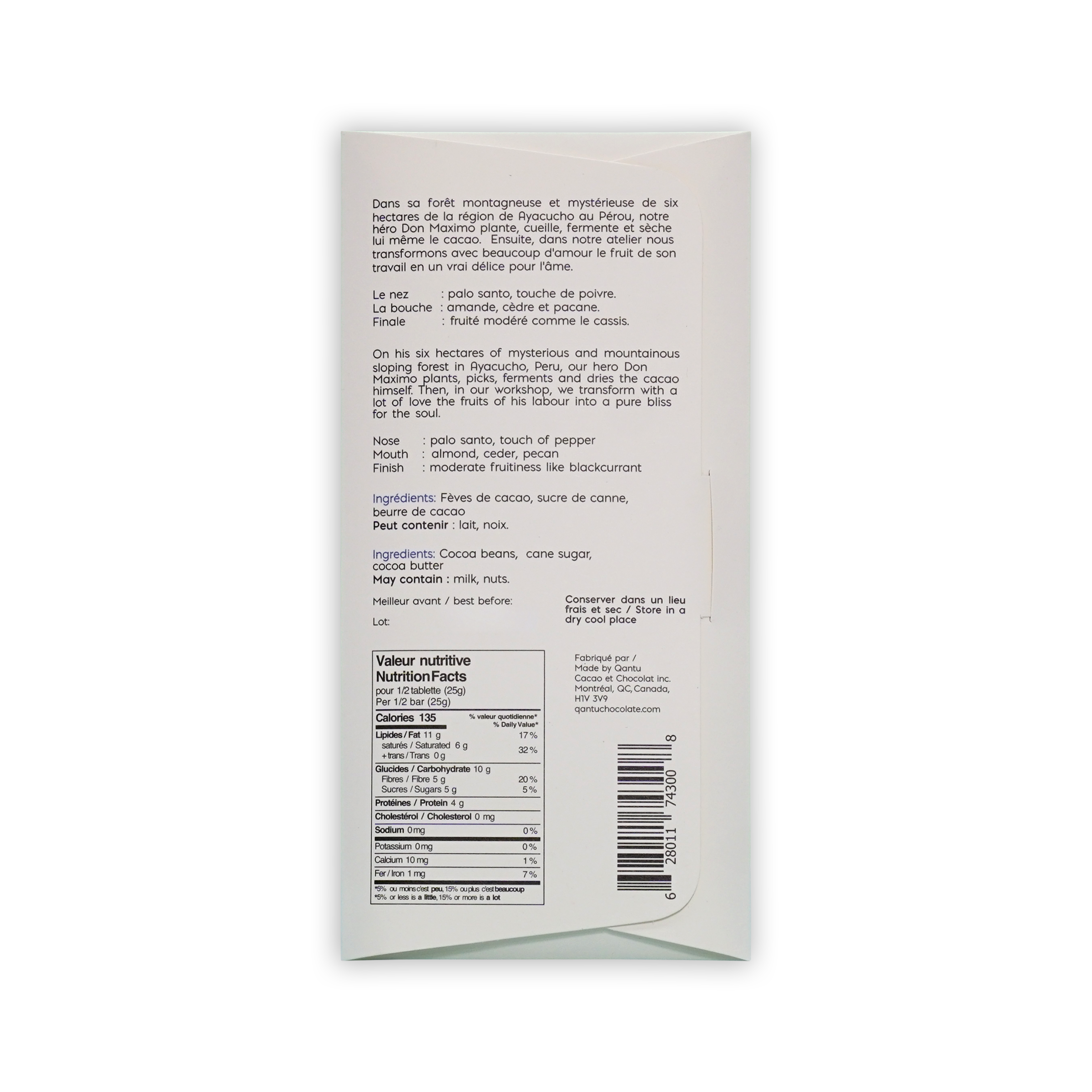 Qantu Chocolate Don Maximo's Quest 80% (Limited)