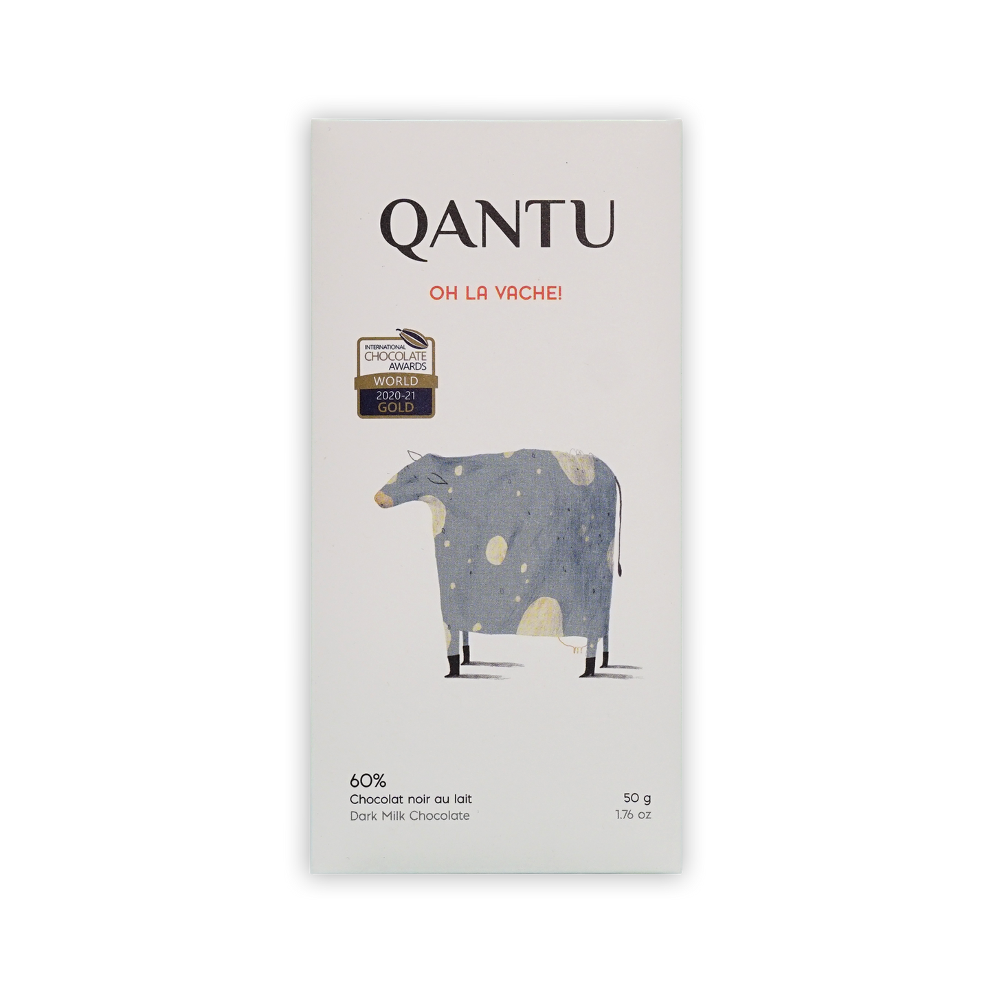 Qantu Dark MIlk Chocolate Oh La Vache! 60%