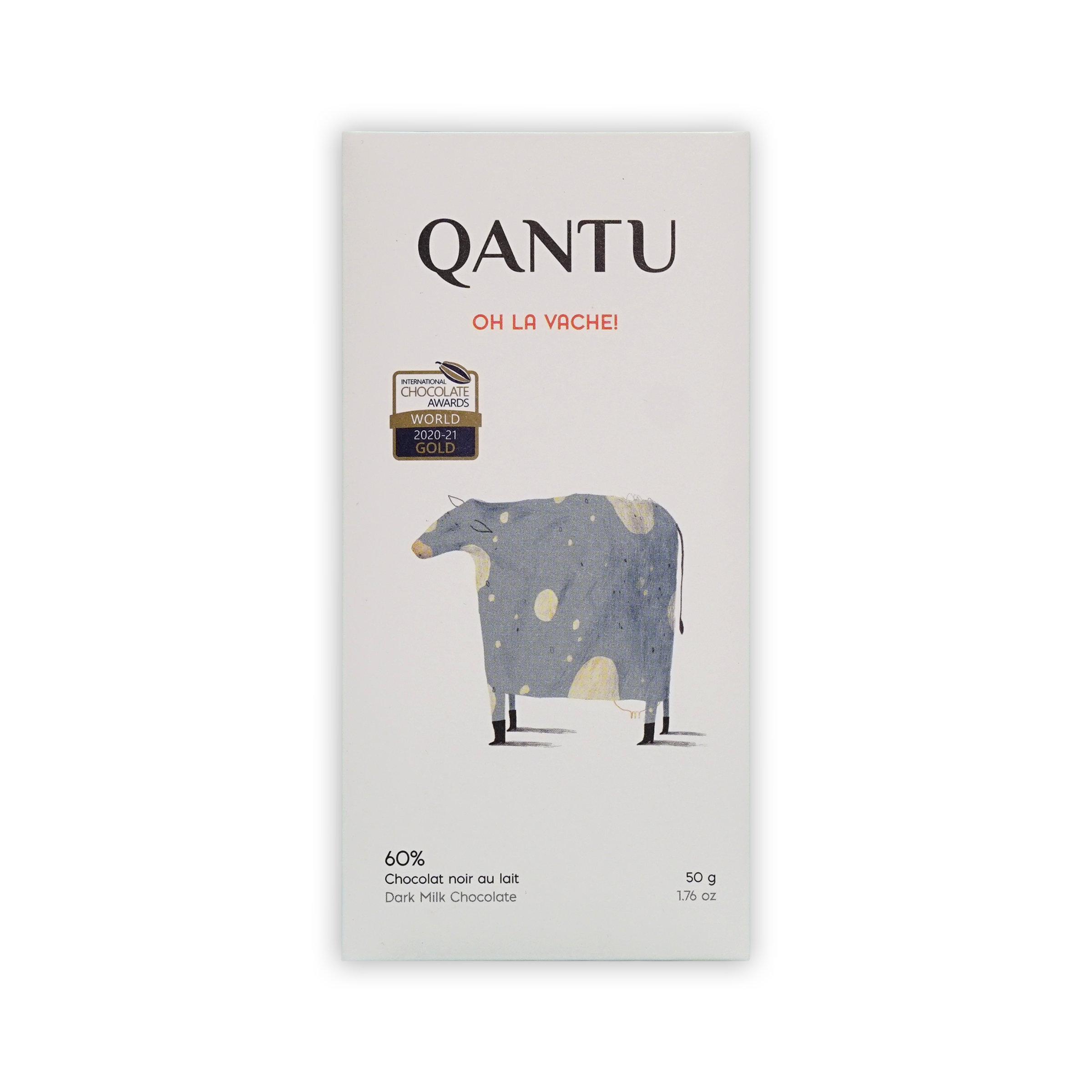Qantu Dark MIlk Chocolate Oh La Vache! 60%