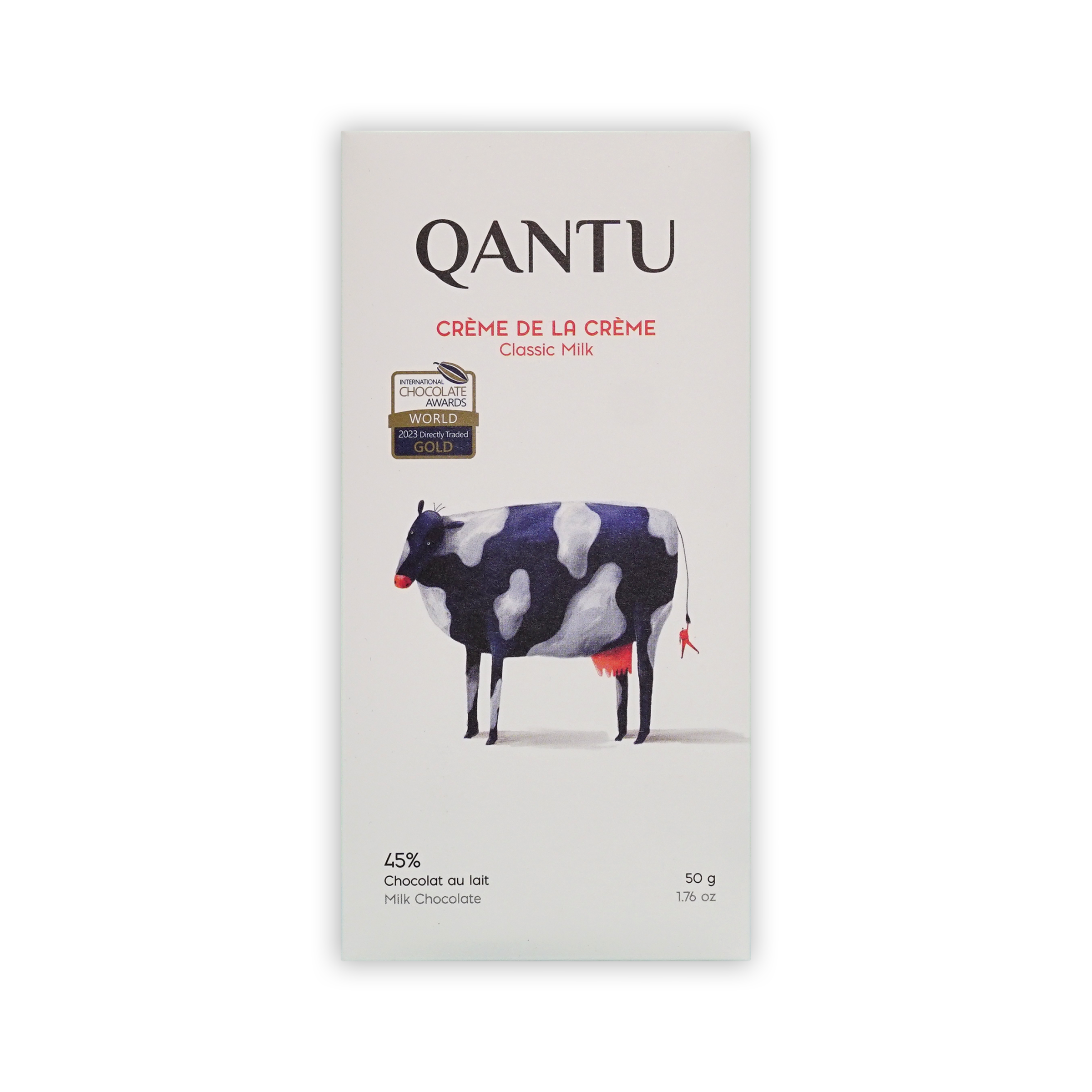 Qantu Milk Chocolate Crème de la Crème 45%
